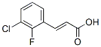 3-Chloro-2-fluorocinnamic acid Structure,261762-62-3Structure