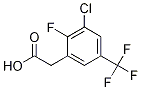 3-Chloro-2-fluoro-5-(trifluoromethyl)phenylaceticacid Structure,261763-13-7Structure