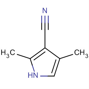 (9ci)-2,4-二甲基-1H-吡咯-3-甲腈结构式_26187-28-0结构式