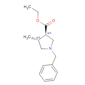 (3R,4r)-乙基 1-苄基-4-甲基吡咯烷-3-羧酸结构式_261896-27-9结构式