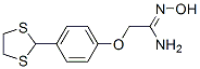 2-[4-(1,3-Dithiolan-2-yl)phenoxy]acetamidoxime Structure,262607-85-2Structure