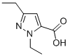 1,3-Diethyl-1h-pyrazole-5-carboxylic acid Structure,26308-43-0Structure