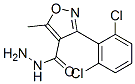 3-(2,6-二氯苯基)-5-甲基异噁唑-4-氨基甲酰肼结构式_263255-98-7结构式