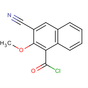 2-Methoxy-3-cyano-1-naphthoyl chloride Structure,263388-13-2Structure