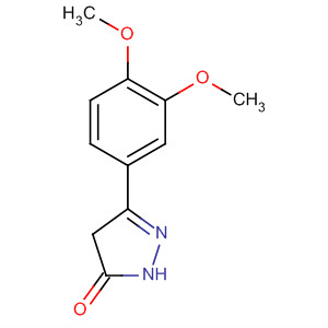 3-(3,4-Dimethoxyphenyl)-4,5-dihydro-1h-pyrazol-5-one Structure,264208-47-1Structure