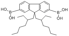 [9,9-二(2-乙基己基)-9H-芴-2,7-二基]二硼酸结构式_264615-47-6结构式