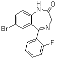 7-Bromo-5-(2-fluorophenyl)-1h-benzo[e][1,4]diazepin-2(3h)-one Structure,2647-50-9Structure