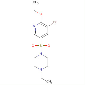 3-Bromo-2-ethoxy-5-(4-ethylpiperazin-1-ylsulphonyl)pyridine Structure,264920-27-6Structure