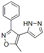 5-Methyl-3-phenyl-4-(1h-pyrazol-5-yl)isoxazole Structure,265125-69-7Structure