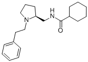 N-{[(2S)-1-(2-苯基乙基)-2-吡咯烷基]甲基}环己烷甲酰胺结构式_265644-16-4结构式