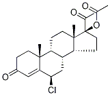 6Beta-chloro-17-acetoxy progesterone Structure,2658-74-4Structure