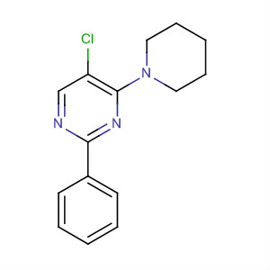 5-Chloro-2-phenyl-4-piperidin-1-yl-pyrimidine Structure,26740-79-4Structure