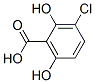 3-Chloro-2,6-dihydroxybenzoic acid Structure,26754-77-8Structure