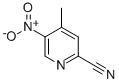 2-Cyano-4-methyl-5-nitropyridine Structure,267875-30-9Structure