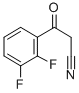 2,3-二氟苯甲酰基乙腈结构式_267880-87-5结构式