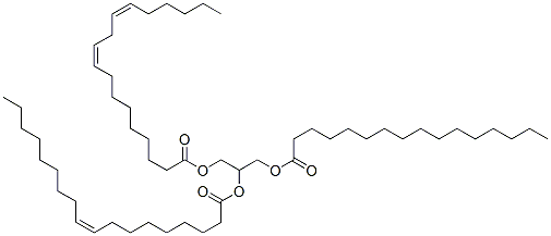 2-[(9Z)-9-Octadecenoyloxy]-3-(palmitoyloxy)propyl (9Z,12Z)-9,12-octadecadienoate Structure,2680-59-3Structure