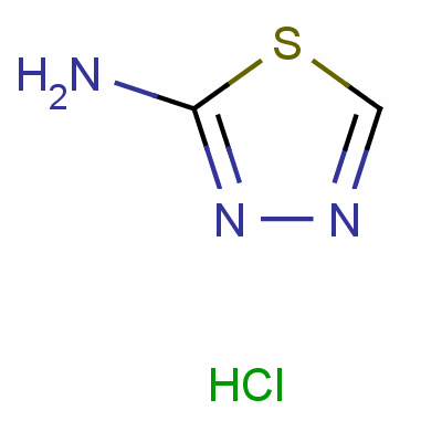 1,3,4-噻二唑-2-胺盐酸盐结构式_26861-87-0结构式