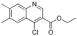 Ethyl 4-chloro-6,7-dimethylquinoline-3-carboxylate Structure,26893-15-2Structure