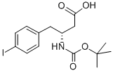 Boc-(r)-3-amino-4-(4-iodophenyl)butanoic acid Structure,269396-71-6Structure