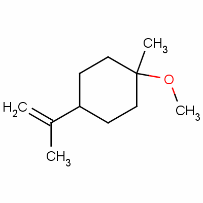 4-异丙烯基-1-甲氧基-1-甲基环己烷结构式_26946-68-9结构式