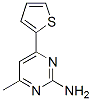 4-Methyl-6-(2-thienyl)-2-pyrimidinamine Structure,26963-43-9Structure