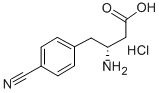 (R)-3-氨基-4-(4-氰基苯基)丁酸盐酸盐结构式_269726-85-4结构式