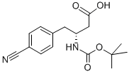 Boc-(r)-3-amino-4-(4-cyanophenyl)butanoic acid Structure,269726-86-5Structure