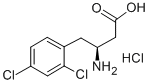 (S)-3-amino-4-(2,4-dichloro-phenyl)-butyric acid.hcl Structure,270063-47-3Structure