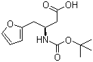 Boc-(s)-3-氨基-4-(2-呋喃基)丁酸结构式_270263-06-4结构式