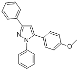 1,3-Diphenyl-5-(4-methoxyphenyl)-1h-pyrazole Structure,27301-46-8Structure