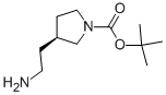 (S)-tert-butyl 3-(2-aminoethyl)pyrrolidine-1-carboxylate Structure,274692-08-9Structure