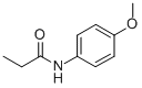 N-(4-甲氧基苯基)丙酰胺结构式_2760-31-8结构式