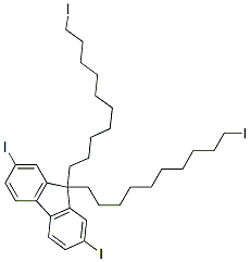 2,7-Diiodo-9,9-di(iododecyl)-9H-fluorene Structure,278176-07-1Structure