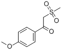 1-(4-Methoxyphenyl)-2-(methylsulfonyl)-1-ethanone Structure,27918-36-1Structure