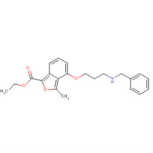 4-(3-Benzylamino-propoxy)-3-methyl-benzofuran-2-carboxylic acid ethyl ester Structure,279230-22-7Structure