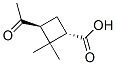 (1s,3s)-(9ci)-3-乙酰基-2,2-二甲基-环丁烷羧酸结构式_279240-50-5结构式