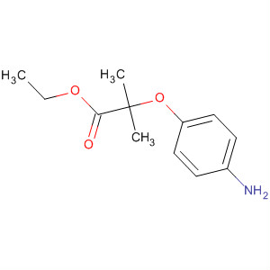 Ethyl 2-(4-aminophenoxy)-2-methylpropanoate Structure,28048-87-5Structure