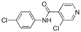 3-Chloro-N-(4-chlorophenyl)-4-pyridinecarboxamide Structure,280556-78-7Structure