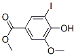 4-Hydroxy-3-iodo-5-methoxybenzoic acid methyl ester Structure,281191-65-9Structure