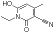 1-Ethyl-6-hydroxy-4-methyl-2-oxo-1,2-dihydropyridine-3-carbonitrile Structure