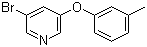 3-(3-Methylphenoxy)-5-bromopyridin Structure,28231-75-6Structure