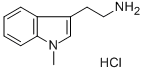 (3-(2-氨基乙基)-1-甲基吲哚)双盐酸盐结构式_2826-96-2结构式