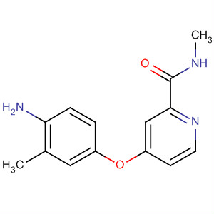 4-(4-Amino-3-methylphenoxy)-n-methylpicolinamide Structure,284462-74-4Structure