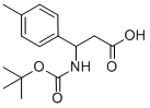 3-[(Tert-Butoxycarbonyl)amino]-3-(4-methylphenyl)propanoic acid Structure,284493-60-3Structure