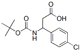 3-N-boc-amino-3-(4-chlorophenyl)propionic acid Structure,284493-65-8Structure