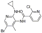 N-[5-bromo-2-(cyclopropylamino)-4-methyl-3-pyridinyl]-2-chloro-3-pyridinecarboxamide Structure,284686-20-0Structure