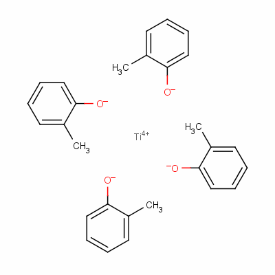 甲酚钛(IV)结构式_28503-70-0结构式