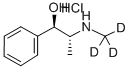 (1R,2r)-(-)-pseudoephedrine-d3 hcl (n-methyl-d3) Structure,285979-74-0Structure