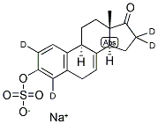 Sodium equilin-2,4,16,16-d4 sulfate (stabilized with tris, 50% w/w) Structure,285979-81-9Structure