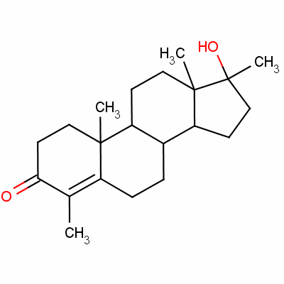 17Beta-hydroxy-4,17-dimethylandrost-4-en-3-one Structure,28626-76-8Structure